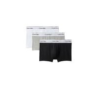 Calvin Klein Boxer uomo LV00NB4389 a vita bassa - Set 3 pezzi grigio/bianco