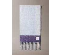 Calvin Klein Patch Brushed Checked Scarf Purple Opulence Taglia: OS | Sciarpe Outlet | Uomo | Viola