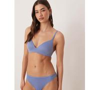 Calvin Klein Lv00qf8013 Wirefree Bra Blu 65 / E Donna