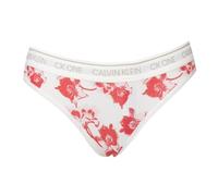 Calvin Klein Perizoma Donna CK Cotone Elasticizzato Elastico a Vista logato Articolo QP3017O Thong, 8NW Lilium Print, S