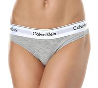 Calvin Klein Thong 0000F3786E, Perizoma Donna, Grigio (Grey Heather), S