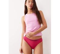 Calvin Klein - Perizoma rosa con logo CK XS