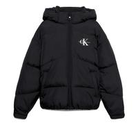 Calvin Klein Jeans piumino bambina con cappuccio nero 14a
