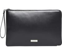 Calvin Klein Plaque Pouch W/Wristlet UB1 - BLACK One Size