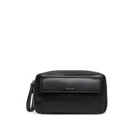 Calvin Klein pochette in ecopelle con zip nero UNI