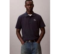 Calvin Klein Polo Casual Monologo Dark Sapphire da Uomo S Blu