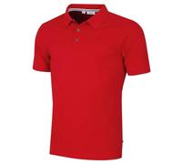 Calvin Klein Polo da Golf Traspirante da Uomo North Coast - Rosso - M