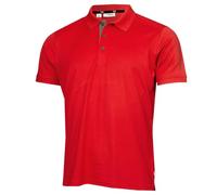 Calvin Klein Polo da Uomo Traspirante e Leggera da Golf Club - Rosso - M