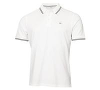 Calvin Klein Polo Golf Leggera con Punta Campus Uomo - Punta Bianca - L
