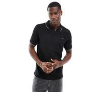 Calvin Klein Polo A Maniche Corte Stretch Pique Tipping