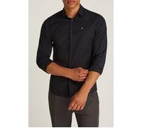 Calvin Klein Poplin Stretch Slim Ck Black Taglia: M | Camicie Casual Outlet | Uomo | Nero