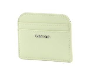 Calvin Klein portacarte CK Must Dome Cardholder Soft Lime verde chiaro