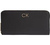Calvin Klein Portafoglio Donna Re-Lock Grande, Nero (Ck Black), Taglia Unica