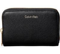 Calvin Klein Portafoglio Orizzontale Black LV04F1091G Logo Frontale Ecopelle Nero