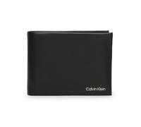 Calvin Klein Portafoglio Uomo Concise Trifold Piccolo, Nero (Ck Black), Taglia Unica