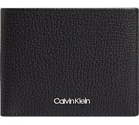 Calvin Klein Portafoglio Uomo Minimalism Bifold Pelle, Nero (Ck Black), Taglia Unica