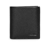 Calvin Klein Portafoglio Uomo Minimalism Trifold Pelle, Nero (Ck Black), Onesize