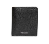 Calvin Klein Portafogli da uomo FOIL Emboss Slim Trifold w Card LV04D1063G, nero (nero), taglia unica, Nero (Nero), Taglia unica
