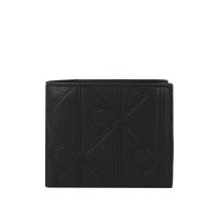Calvin Klein Xl Emblem A Billfold Wallet Nero Uomo