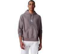 Calvin Klein Prmm Trry MCR Mnlg H Lv04Rc281G, Felpa, Uomo, Grigio (Steeple Gray), M