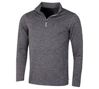 Calvin Klein Pullover con Zip a 1/4 Harlem da Uomo Golf - Marna Grigia - S