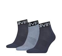 Calvin Klein Quarter, Calzini Uomo, Navy, 39-42