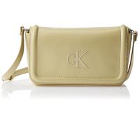 Calvin Klein Raised CK Flap Crossbody Lv04f1027g, Crossover Donna, Brown (Mint Tea), One Size