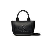 Calvin Klein Raised Ck Small Tote With StrapTG. One Size UB1 - BLACK One Size