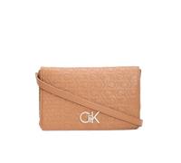 Calvin Klein Re-Lock Double Gusett Xbody EMB Brown Sugar