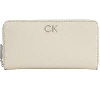 Calvin Klein RE-LOCK Z/A WALLET LG PBL - Portafogli Da donna, Stoney Beige,