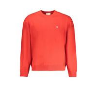 Calvin Klein Red Cotton Men Sweatshirt - XL