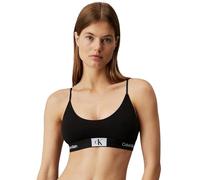 Calvin Klein Reggiseno a Bralette Donna Coppe Morbide, Nero (Black), S