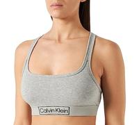 Calvin Klein Reggiseno a Bralette Donna Elasticizzato, Grigio (Grey Heather), M