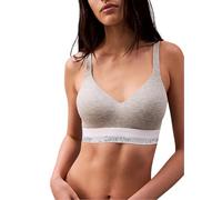 Calvin Klein Reggiseno a Bralette Donna Lift Elasticizzato, Grigio (Grey Heather), XS