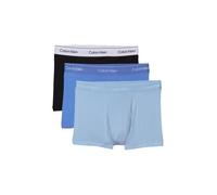 Boxer Calvin Klein Icon Cotton Stretch blu bianco (3 pezzi) - M