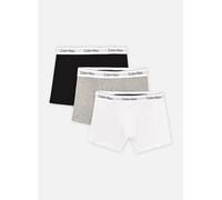 Calvin Klein - Icon - Cotton Stretch - Confezione da 3 boxer aderenti neri, bianchi e grigi con pinces-Multicolore 50