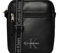 Calvin Klein - Reporter con Webbing Logo Bold - - Bags - Uomo - Nero - ONE SIZE