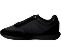 Calvin Klein Retro Runner Lace Up Nylon MG Yw0yw01990Low Top Donna, Nero Triplo Nero, 38 EU