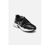 Calvin Klein Sleek Black Lace-Up Sneakers with Contrast Details - EU41/US8