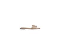 Calvin Klein Round Flat SNDL Lth Bar HW 2 Hw0hw02925, Sandali Piatti Donna, Grey (Desert Taupe), 40 EU