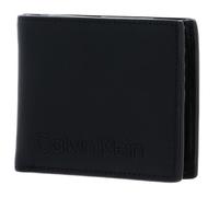Calvin Klein Rubberized Bifold 5CC W/Coin CK Black