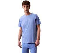 Calvin Klein S/S Crew Neck 000Nm2748E, Maglietta a Maniche Corte Uomo, Blue, M