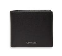 Calvin Klein Saffiano Portafoglio Protezione RFID Pelle 12 cm nero