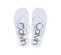 Calvin Klein Salma, Infradito Donna, Bianco, 42 EU