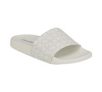 Calvin Klein Sandali da donna Athens Slide, Bianco 140, 37 EU
