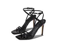 Calvin Klein Sandali da donna Tegin con tacco alto, nero, 39 EU