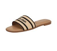Calvin Klein Sandali bassi Kendell da donna, Naturale chiaro/nero 114, 41 EU