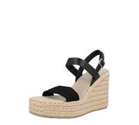 Calvin Klein Wedge Espad 70 Webbing Lth Hw0hw02901, Espadrillas Zeppa Donna, Black (CK Black), 38 EU