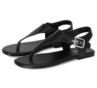Calvin Klein Sandalo piatto Moraca da donna, Nero 002., 39 EU