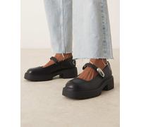 Calvin Klein Jeans Black Leather Platform Pumps - EU39/US9